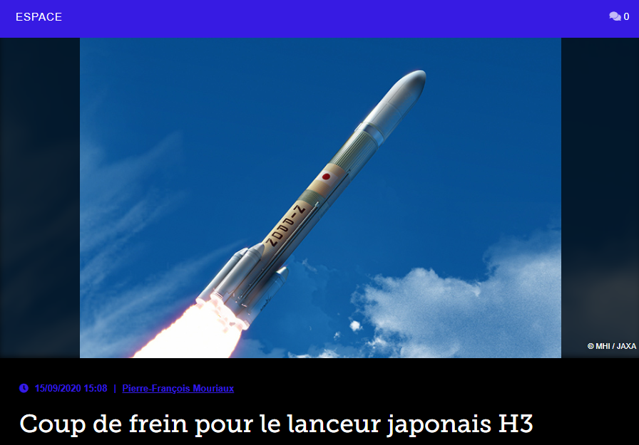 Coup de frein pour le lanceur japonais H3