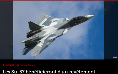 Les Su-57 bénéficieront d&rsquo;un revêtement polymère spécial