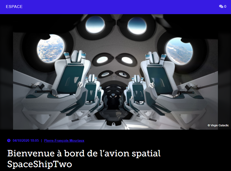 Bienvenue à bord de l’avion spatial SpaceShipTwo