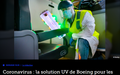 Coronavirus : la solution UV de Boeing pour les cabines pax