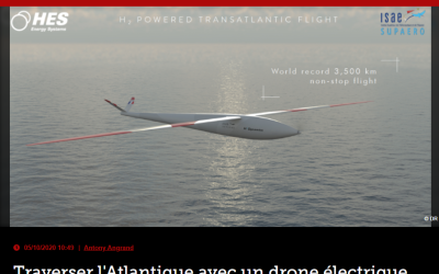 Traverser l’Atlantique avec un drone électrique