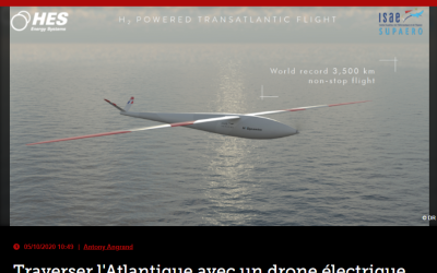 Traverser l&rsquo;Atlantique avec un drone électrique