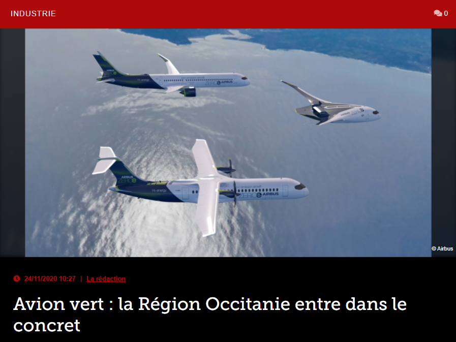 Avion vert : la Région Occitanie entre dans le concret