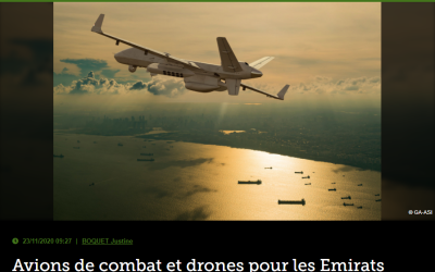 Avions de combat et drones pour les Emirats Arabes Unis