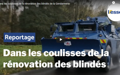 Dans les coulisses de la rénovation des véhicules blindés de la Gendarmerie (vidéo) – L&rsquo;Essor