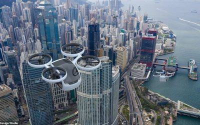 Le KITE: Bienvenue dans le dernier taxi volant élégant