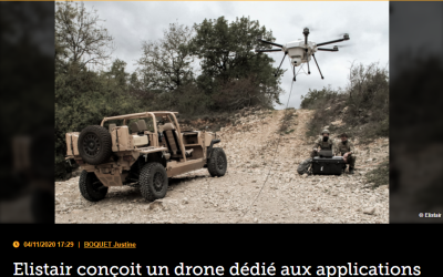 Elistair conçoit un drone dédié aux applications de défense