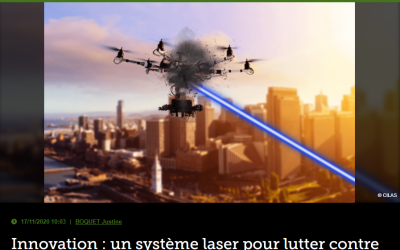 Innovation : un système laser pour lutter contre les drones