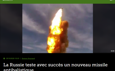 La Russie teste avec succès un nouveau missile antibalistique