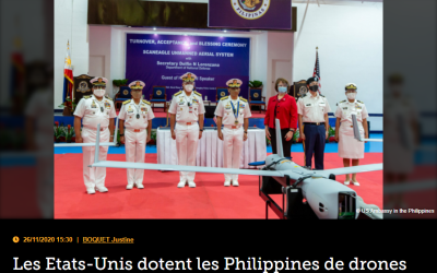 Les Etats-Unis dotent les Philippines de drones ScanEagle