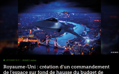 Royaume-Uni : création d&rsquo;un commandement de l&rsquo;espace sur fond de hausse du budget de défense