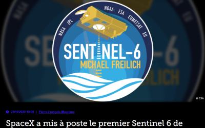 SpaceX a mis à poste le premier Sentinel 6 de l’UE