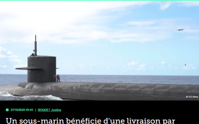 Un sous-marin bénéficie d’une livraison par drone