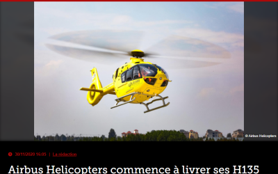 Airbus Helicopters commence à livrer ses H135 chinois