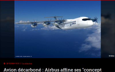 Avion décarboné : Airbus affine ses « concept planes »