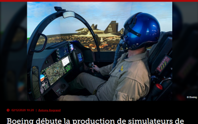 Boeing débute la production de simulateurs de T-7A