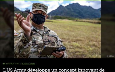 L’US Army développe un concept innovant de collaboration drones – robots