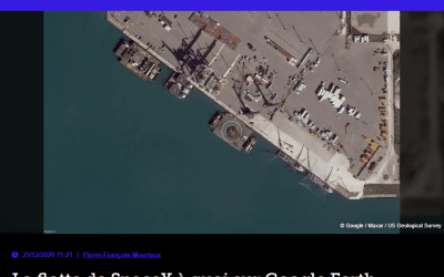 La flotte de SpaceX à quai sur Google Earth