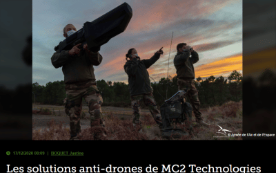 Les solutions anti-drones de MC2 Technologies équiperont les armées