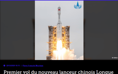 Premier vol du nouveau lanceur chinois Longue Marche 8