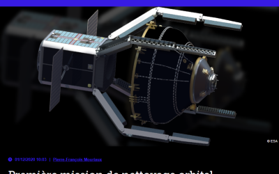 Première mission de nettoyage orbital