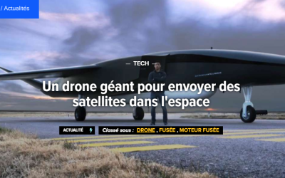Un drone géant pour envoyer des satellites dans l’espace