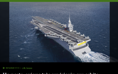 Un porte-avions très américain sur orbite