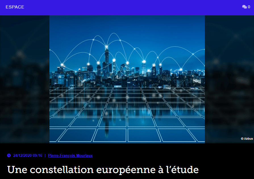 Une constellation européenne à l’étude