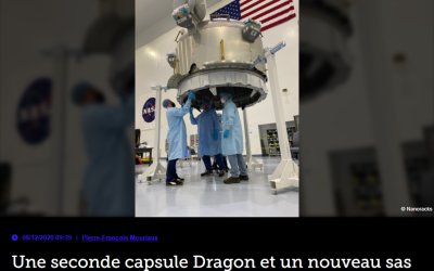 Une seconde capsule Dragon et un nouveau sas commercial sur l’ISS