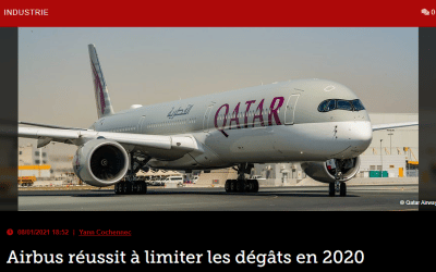 Airbus réussit à limiter les dégâts en 2020