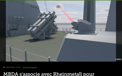 MBDA s&rsquo;associe avec Rheinmetall pour développer un système laser