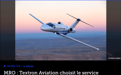 MRO : Textron Aviation choisit le service Cassiopée de Safran E&D