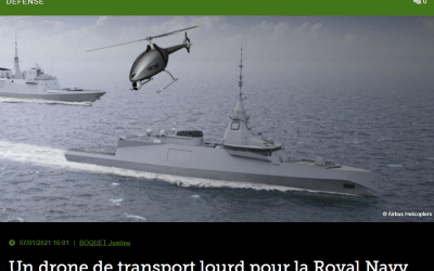 Un drone de transport lourd pour la Royal Navy