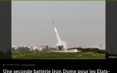 Une seconde batterie Iron Dome pour les Etats-Unis