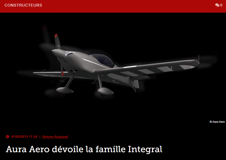 Aura Aero dévoile la famille Integral