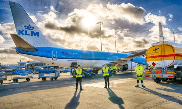 Premier vol avec du kérosène synthétique avec KLM