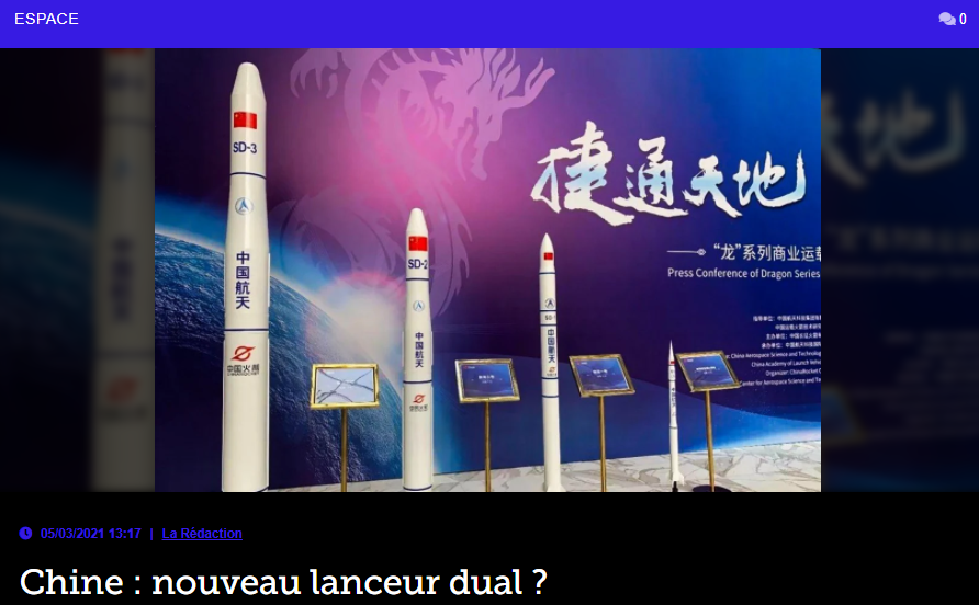 Chine: Nouveau lanceur dual ?