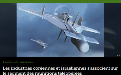Les industries coréennes et israéliennes s&rsquo;associent sur le segment des munitions téléopérées