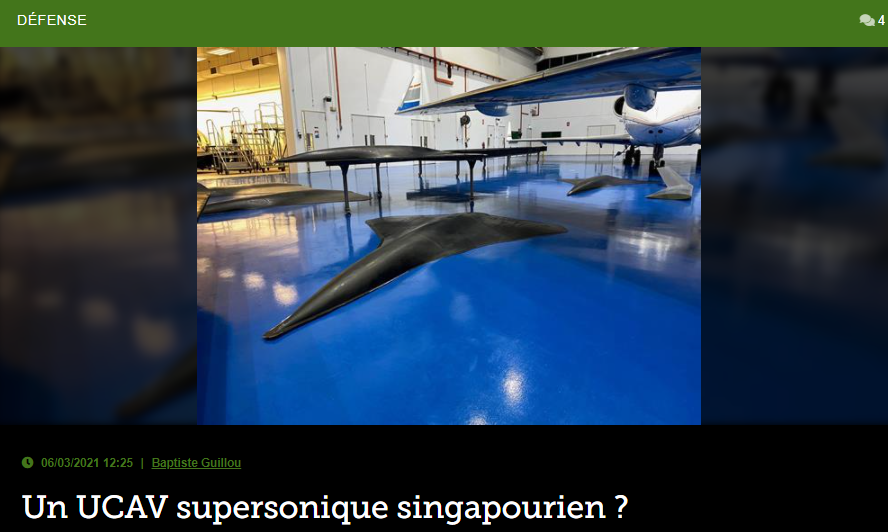 Un UCAV supersonique singapourien ?