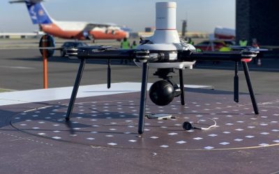 Le réseau privé 5G Citymesh amène des drones à l&rsquo;aéroport de Bruxelles