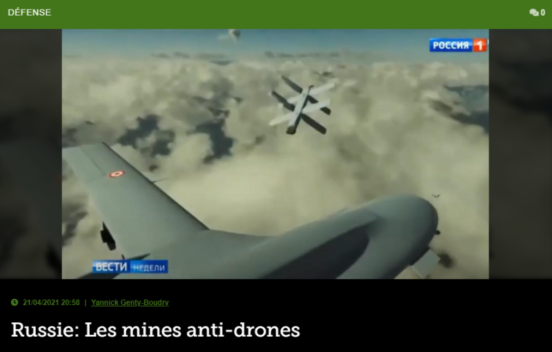 Russie: Les mines anti-drones