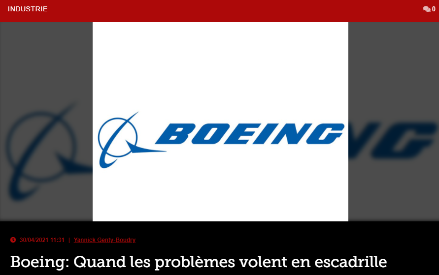 Boeing: Quand les problèmes volent en escadrille