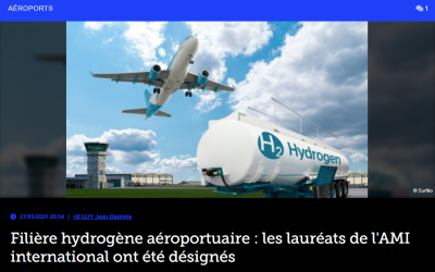 Filière hydrogène aéroportuaire : les lauréats de l&rsquo;AMI international ont été désignés