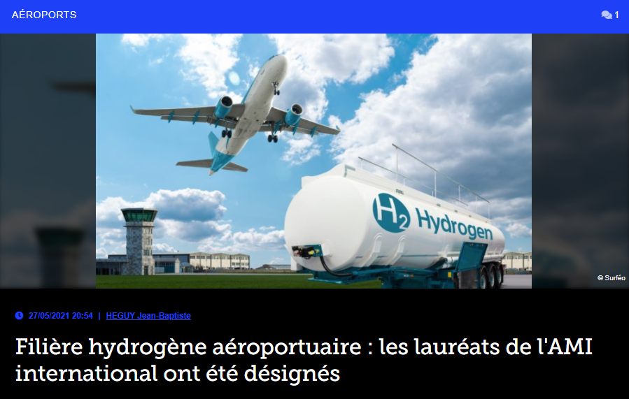 Filière hydrogène aéroportuaire : les lauréats de l’AMI international ont été désignés