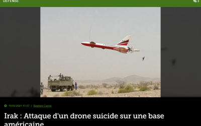 Irak : Attaque d&rsquo;un drone suicide sur une base américaine