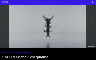 L’APU d’Ariane 6 est qualifié