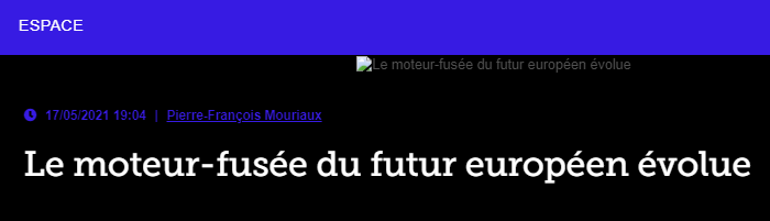 Le moteur-fusée du futur européen évolue