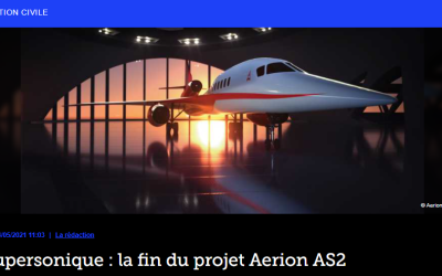 Supersonique : la fin du projet Aerion AS2