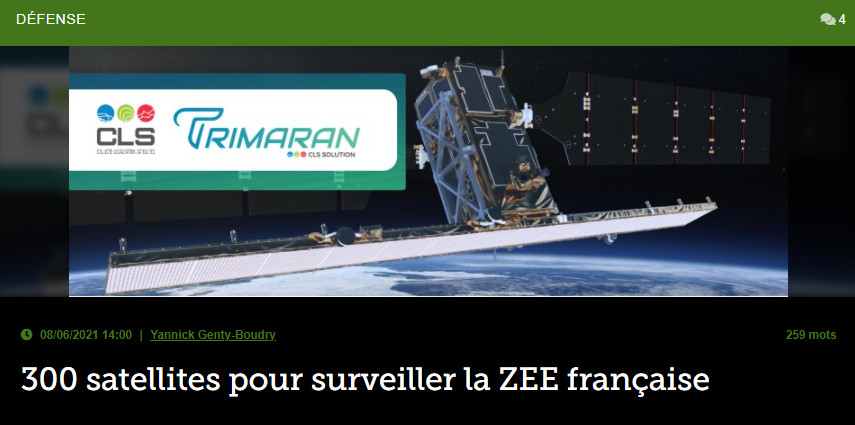 300 satellites pour surveiller la ZEE française