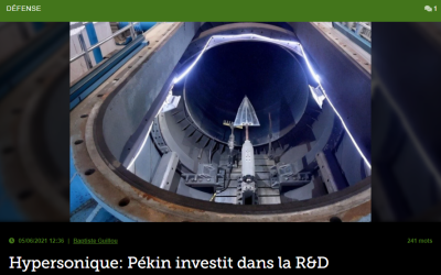 Hypersonique: Pékin investit dans la R&D